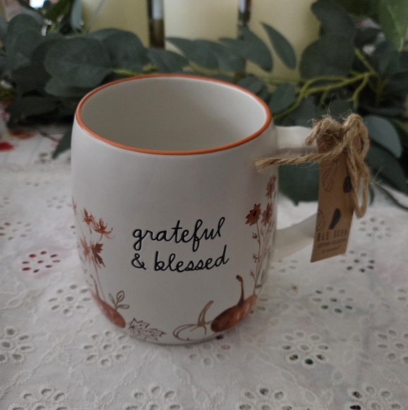Rae Dunn Grateful And Blessed Mug - Picture 1 of 5